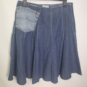 Vintage St. John's Bay Denim Midi Skirt Size 8